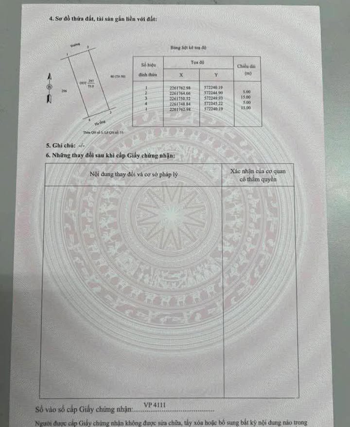 Đất nền đường Mỹ Trung Nam Định 75m² giá 7.8 tỷ - Hướng Tây Bắc, thương lượng ngay!