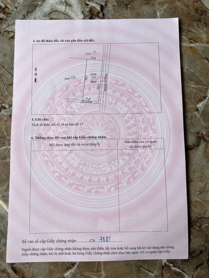 Đất nền Hoàng Sơn 500m² giá chỉ 5xx triệu - Sổ đỏ chính chủ!