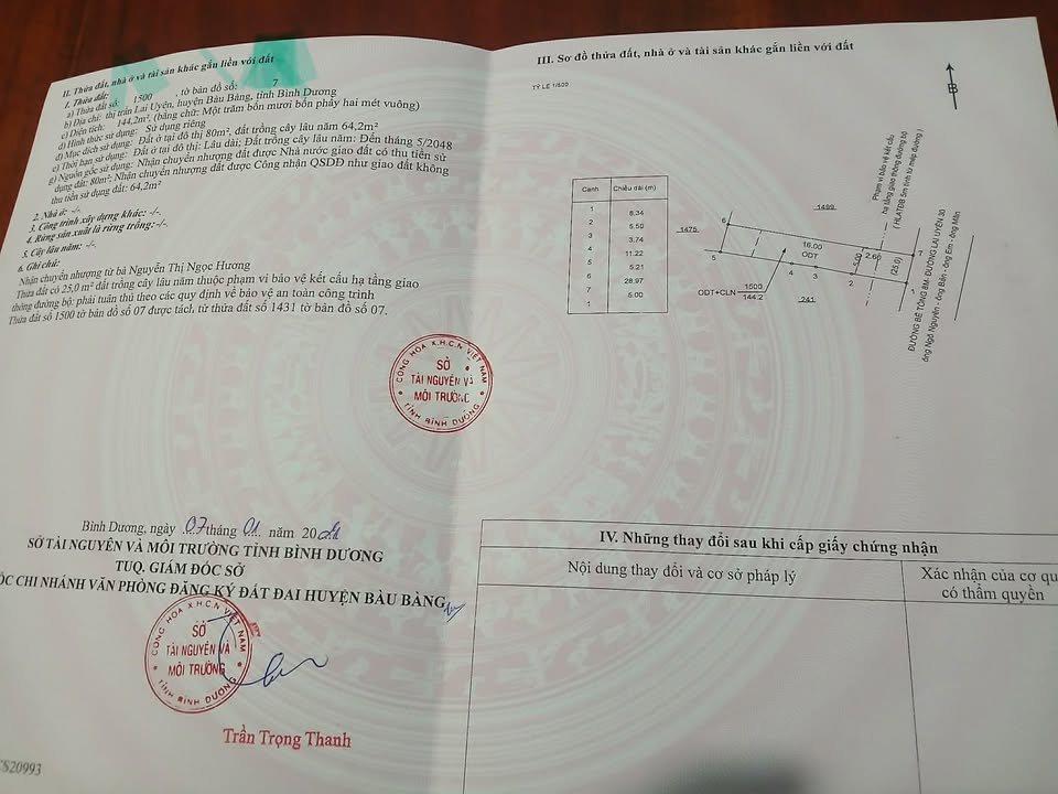 Đất thổ cư Lai Uyên Bàu Bàng 140m² giá chỉ 800 triệu - Cơ hội đầu tư hấp dẫn!