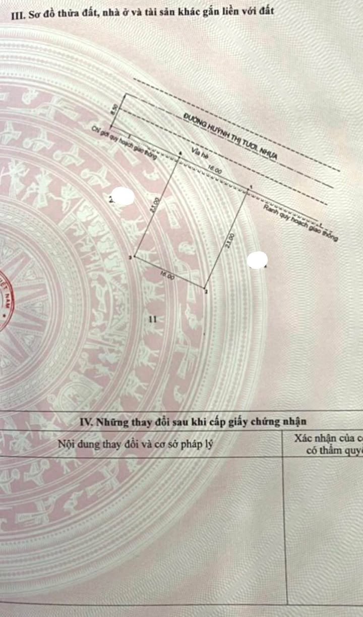 Đất nền xây biệt thự Đường Huỳnh Thị Tươi, Dĩ An 368m² - Hướng Đông Bắc, giá tốt thương lượng!