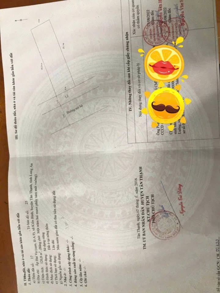 Đất thổ cư xã Kiến Bình, Tân Thạnh 120m² giá chỉ 320 triệu - Cơ hội đầu tư hấp dẫn!