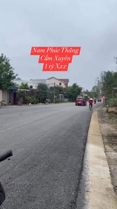 Đất nền góc 2 mặt tiền tại Nam Phúc Thăng, Cẩm Xuyên - 205.6m² giá 1,5 tỷ - Đầu tư sinh lời cao!