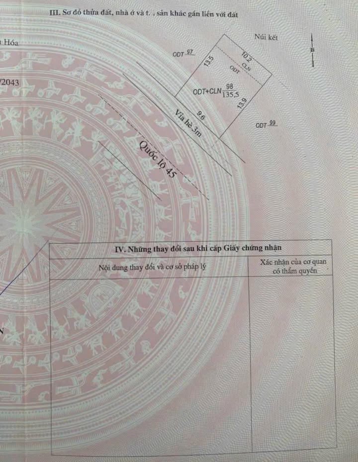 Đất nền 9,6m Quốc lộ 45, phường Đông Sơn, Thanh Hóa - Tặng nhà 2 tầng giá chỉ 2,7 tỷ!