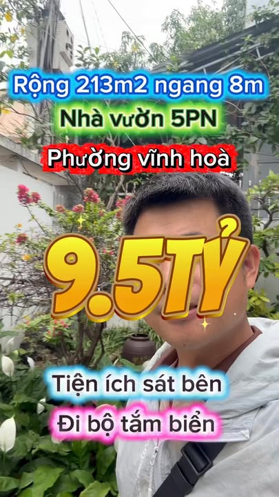 Nhà vườn 220m² Bắc Nha Trang giá 9.5 tỷ - Gần biển, vị trí lý tưởng!