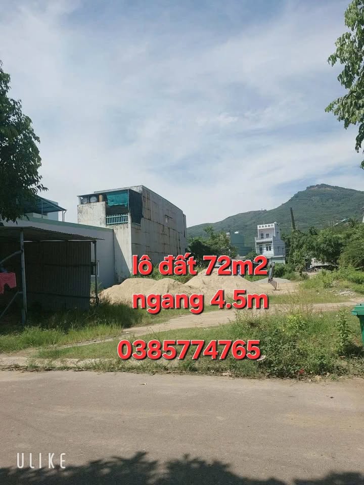 Đất nền đường Nguyễn Phăng, Bùi Thị Xuân, Quy Nhơn 72m² giá chỉ 1.4 tỷ - Đầu tư sinh lời cao!