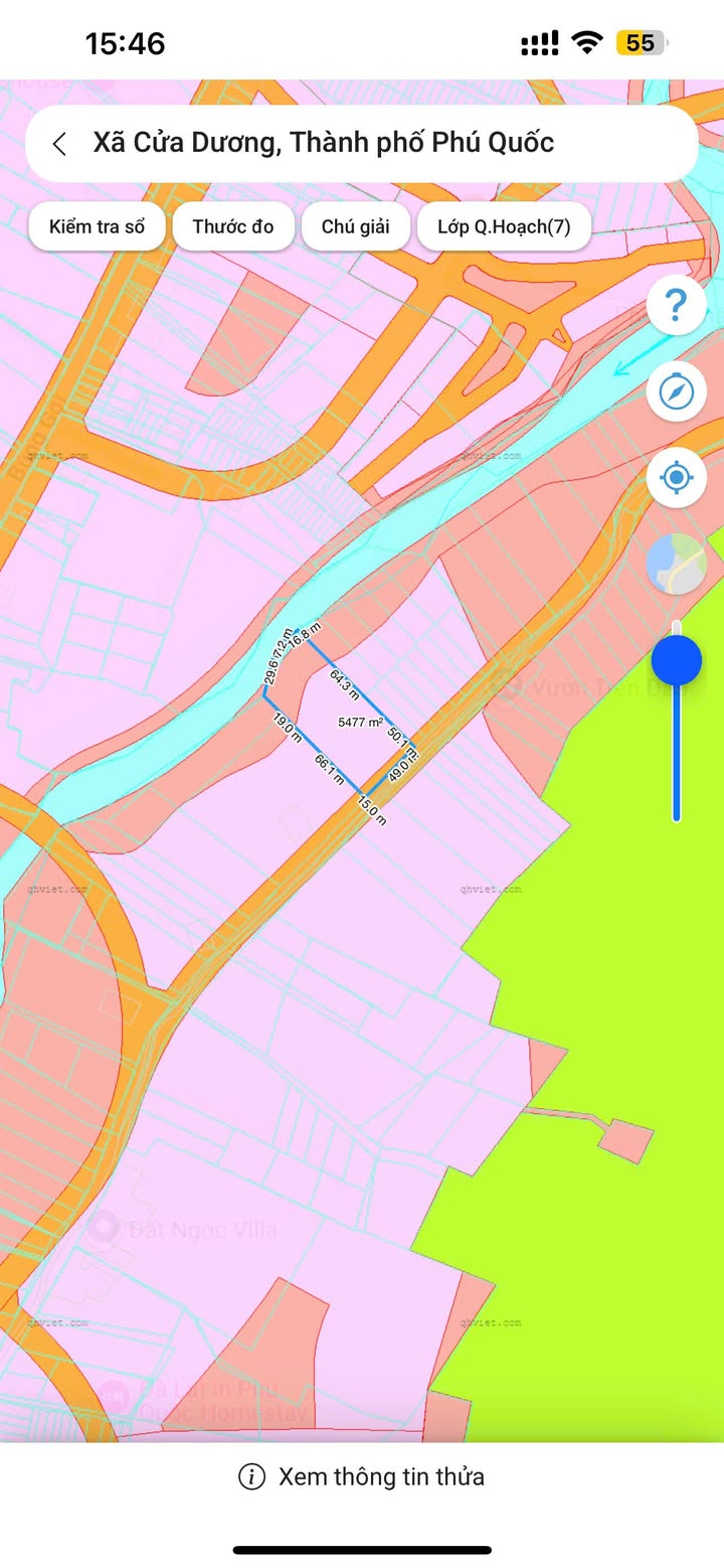 Đất nền Cửa Dương Phú Quốc 5000m² giá 55 tỷ - Tiềm năng đầu tư lớn!