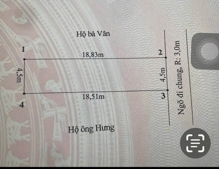 Đất nền Hồng Thái 83,9m² giá 970 triệu - Sổ đỏ chính chủ, ngõ ô tô vào được!