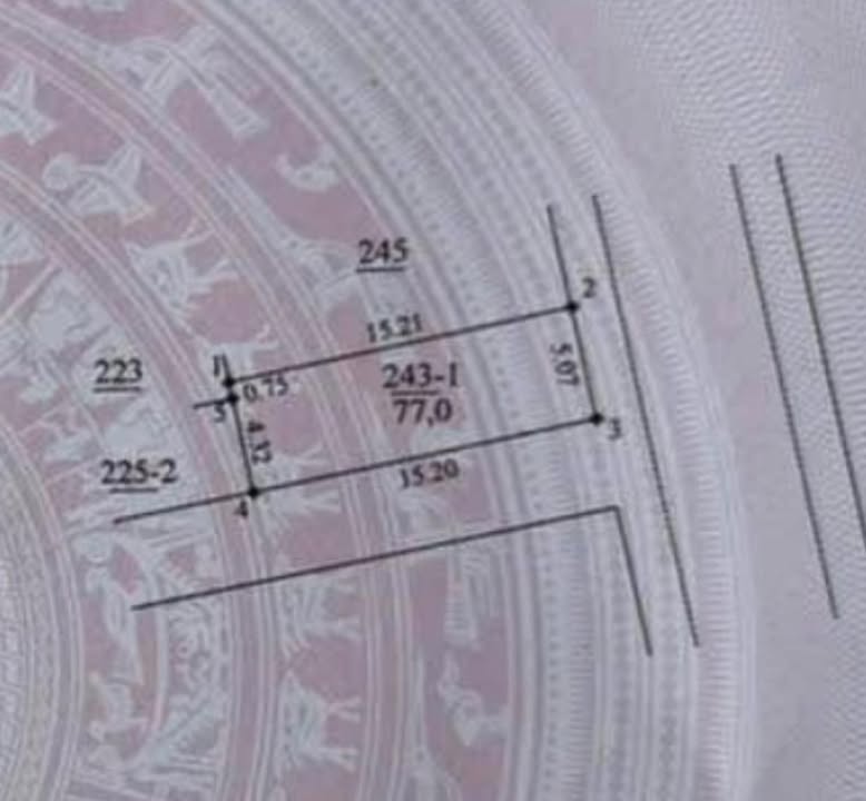 Đất dịch vụ An Thượng 77m² giá 1.239 tỷ - Lô góc xẻ khe, sổ đỏ chính chủ!