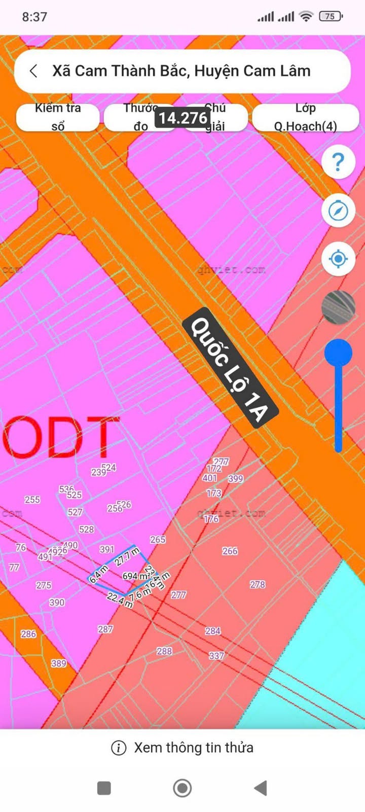 Đất nền Cam Thành Bắc 690m² giá chỉ 250 triệu - Cơ hội đầu tư lý tưởng!