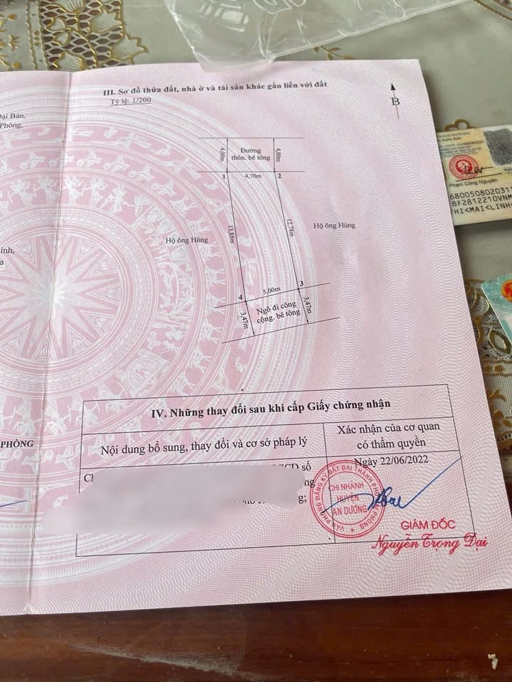 Đất 2 mặt tiền đường Văn Tiến, phường Đại Bản, 64m² giá chỉ 1.1 tỷ - Cơ hội đầu tư hấp dẫn!