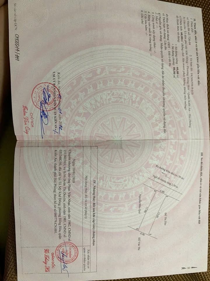 Đất nền đẹp đường Mỹ Thịnh, Đồng Hòa, Kiến An 60m² giá 2.1 tỷ - Sổ đỏ chính chủ!