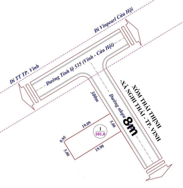 Bán lô đất đẹp Nghi Thái, Nghi Lộc 101m² giá 2.2 tỷ - Đầu tư sinh lời tuyệt vời!