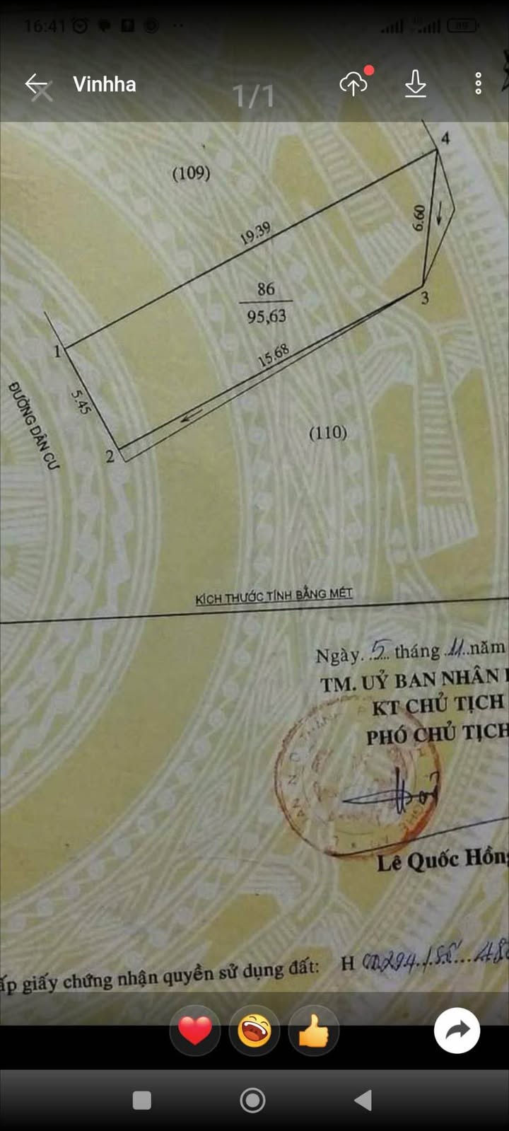 Đất Đông Vĩnh 95m² - Chính chủ bán, đường thông tứ phía