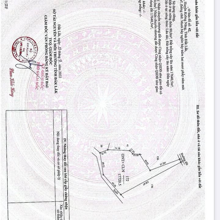 Đất nền 1ha78 xã Ea Dah, huyện Krông Năng - Giá chỉ 1.5 tỷ, ô tô tận nơi!