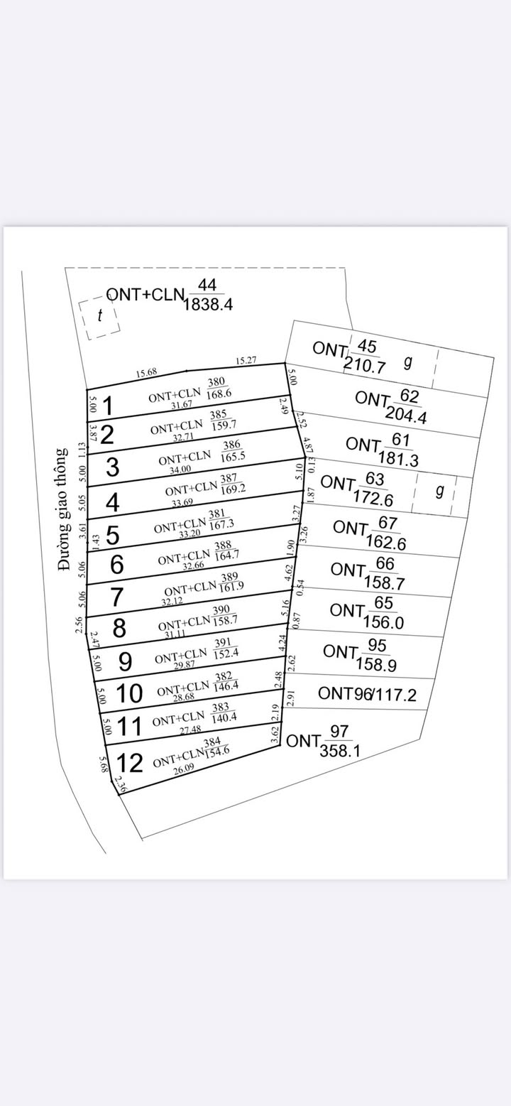 Đất dự án Phú Lạc 165m² giá chỉ 600 triệu - Cơ hội đầu tư hấp dẫn!