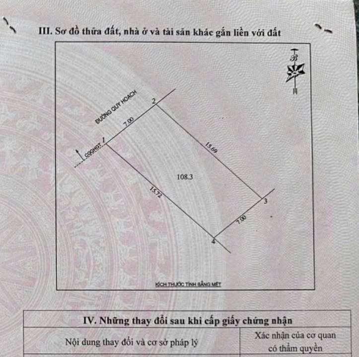 Đất nền Hưng Lộc Vinh 108,3m² giá 5 tỷ - Diện tích vuông vắn, vị trí đắc địa!