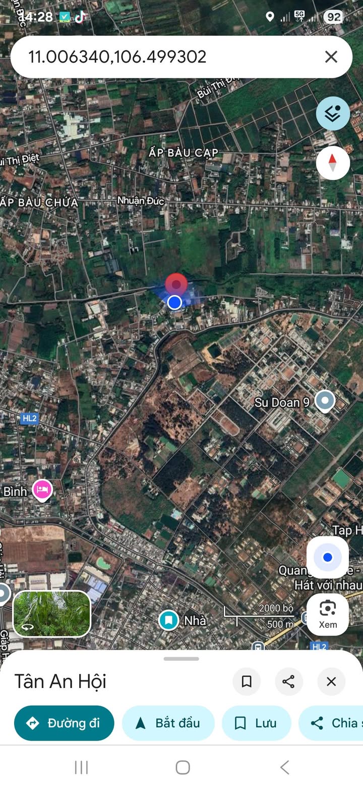 Đất nền ấp Cây Sộp, huyện Củ Chi 120m² giá 1.75 tỷ - Sổ hồng chính chủ!