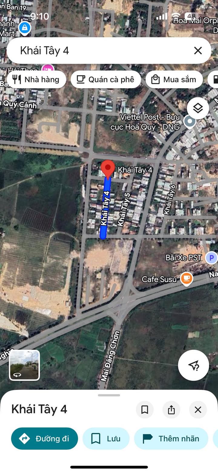 Đất nền Khái Tây 4, Đà Nẵng 100m² giá 4 tỷ - Hướng Đông, sát dự án Ace