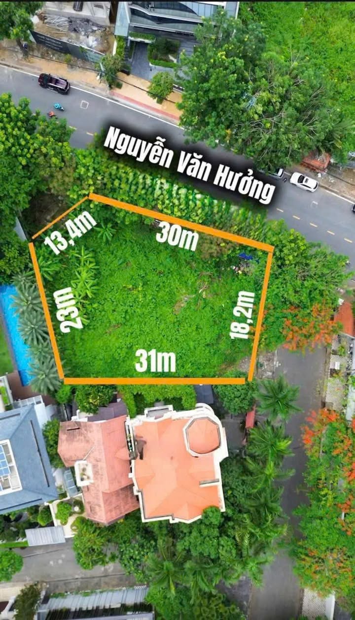 Lô đất góc 2 mặt tiền Nguyễn Văn Hưởng 877m² giá 245 tỷ - Cơ hội đầu tư hiếm có!