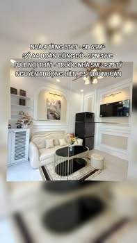 Nhà 4 tầng Nguyễn Thượng Hiền 65m² giá 4.79 tỷ - Full nội thất sang trọng!