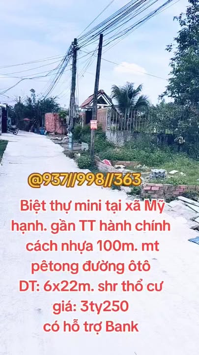 Biệt thự mini 132m² tại ấp Giồng Lớn, giá chỉ 3.25 tỷ - Nội thất đầy đủ, sẵn sàng vào ở!