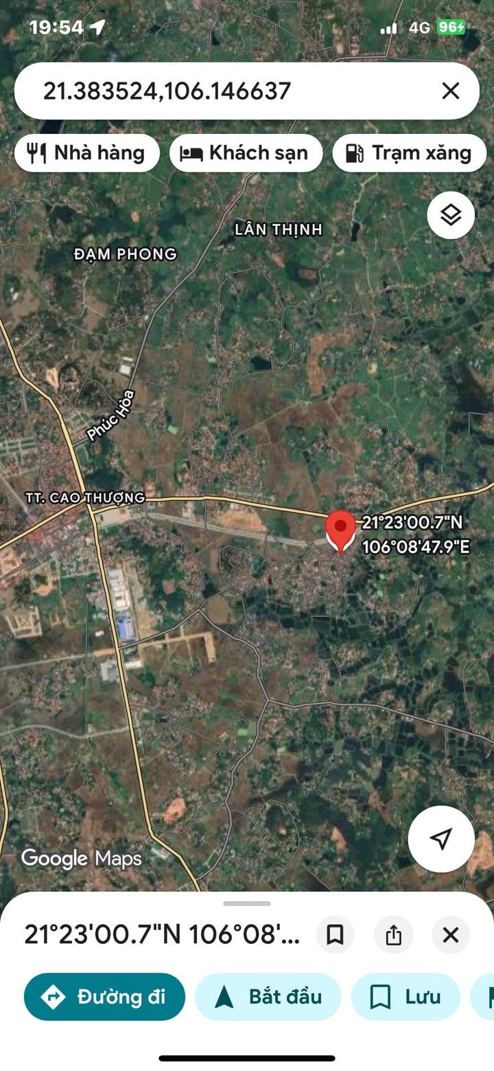 Đất nền Cao Thượng Tân Yên 400m² giá 1 tỷ - Cơ hội đầu tư hiếm có!