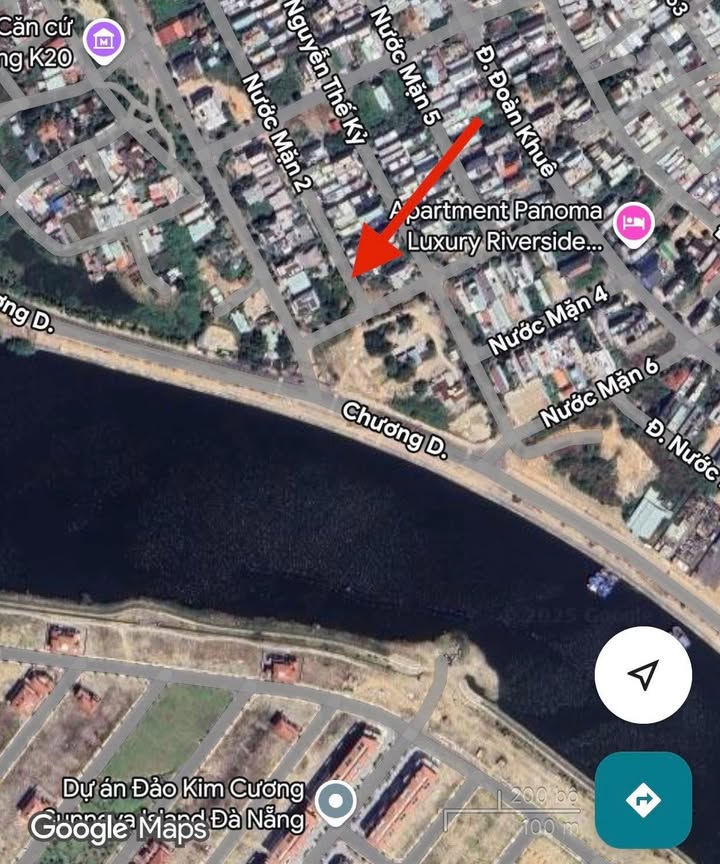 Bán lô biệt thự Nước Mặn 2, Đà Nẵng 285m² - Gần sông, view Đảo Kim Cương đẹp mê ly!