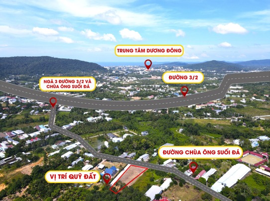 Đất nền tại KDC Chùa Ông, Phú Quốc 95m² giá chỉ 1.4 tỷ - Sổ đỏ riêng biệt!