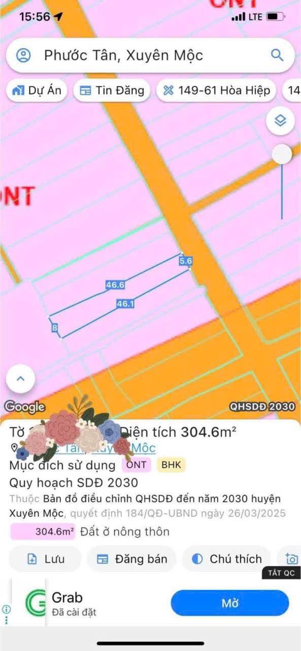 Đất nền Phước Tân 2624m² giá 1.6 tỷ - Sổ đỏ, pháp lý rõ ràng!