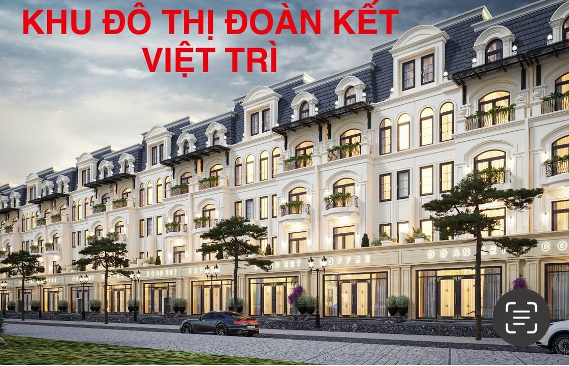 Shophouse Khu Đô Thị Phố Đoàn Kết Việt Trì 120m² - Thiết kế hiện đại, vị trí đắc địa!