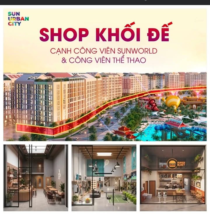 Shophouse Sun Urban Hà Nam 58m² giá 3.7 tỷ - Đầu tư sinh lời hấp dẫn!