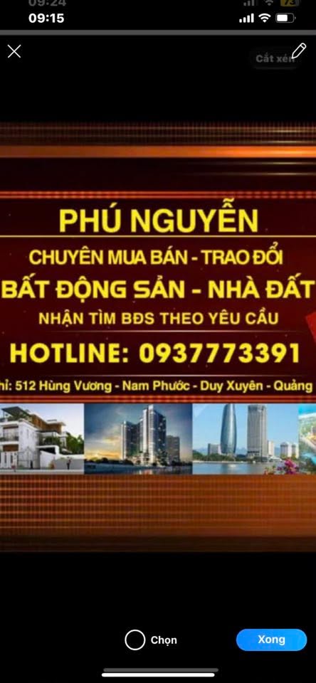 Đất nền Thuận Yên, Nam Phước, Duy Xuyên 125m² giá 1 tỷ - Đầu tư sinh lời lý tưởng!