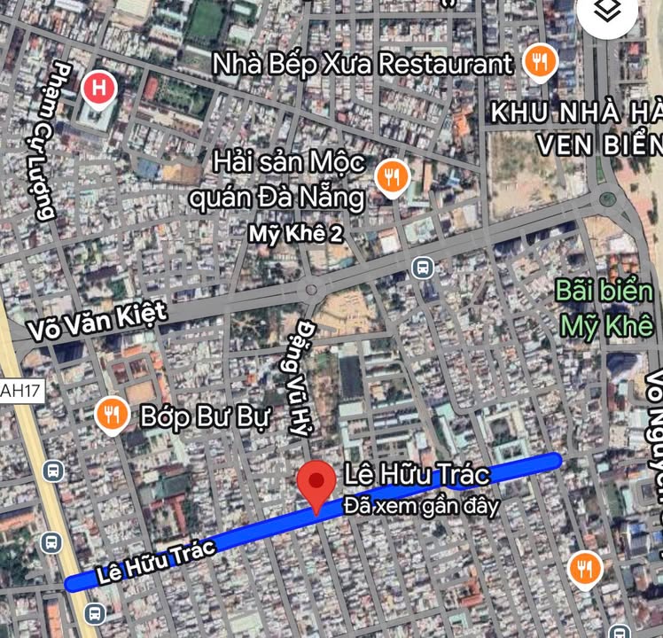 Đất mặt tiền Lê Hữu Trác, Sơn Trà 285m² giá 28 tỷ - Cơ hội đầu tư tuyệt vời!