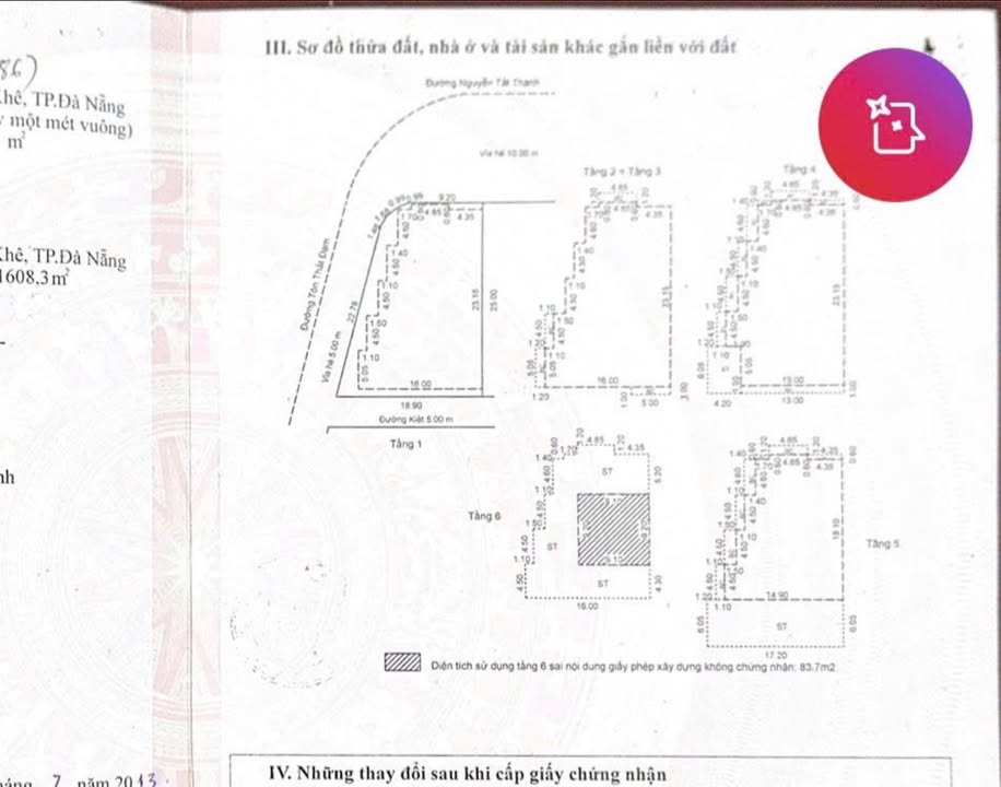 Khách sạn 6 tầng tại góc Nguyễn Tất Thành và Tôn Thất Đạm, Đà Nẵng - 388m² giá 69.9 tỷ