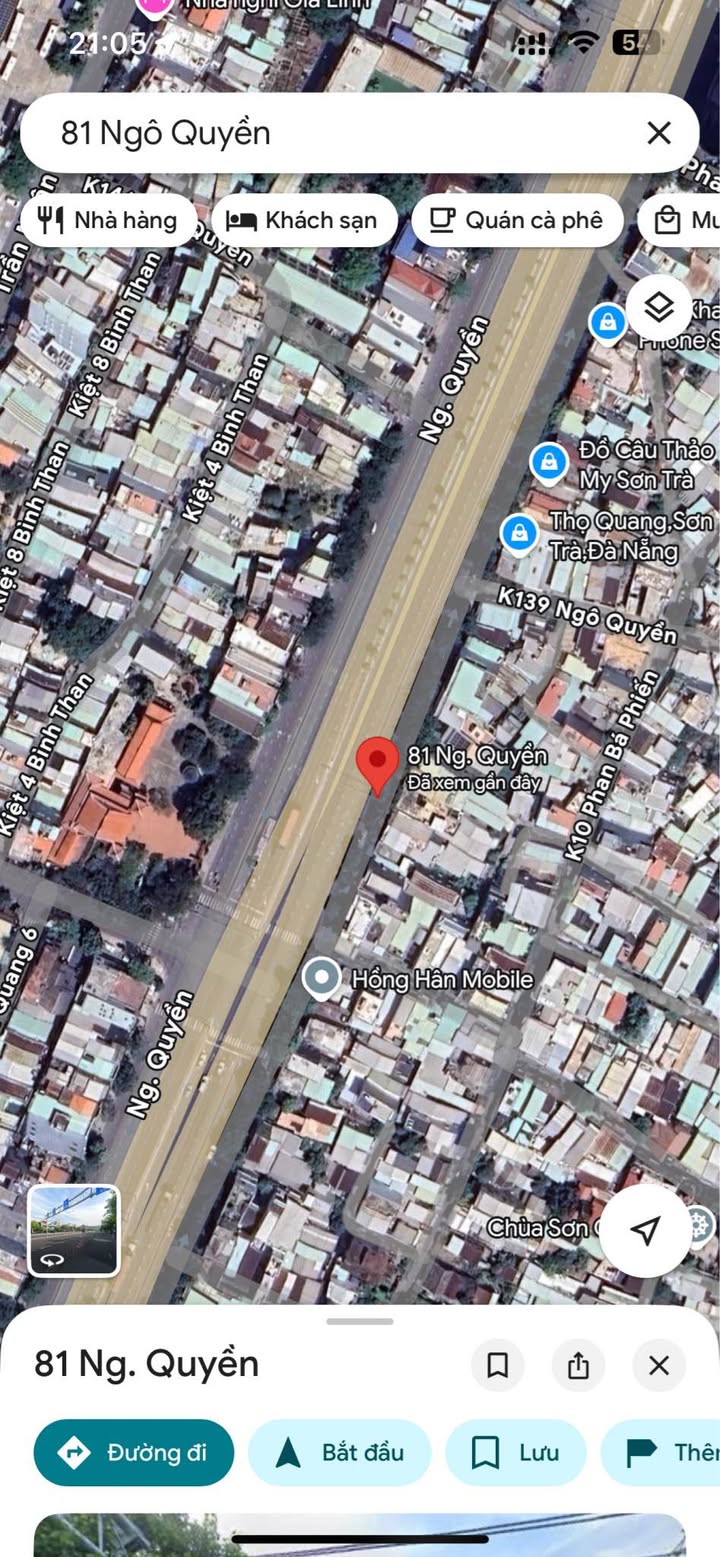 Nhà mặt tiền Ngô Quyền, Đà Nẵng 86m² giá 9 tỷ - Cơ hội kinh doanh đắc địa!