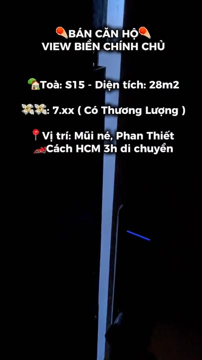 Căn hộ APEC Mandala Wyndham Mũi Né 28m² giá 700 triệu - Chính chủ bán, nội thất đầy đủ!