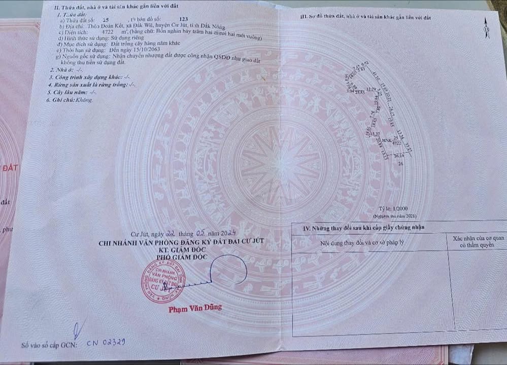 Đất nền 5 sào tại xã Đắk Wil, Cư Jút - Giá chỉ 1.35 tỷ, chính chủ!