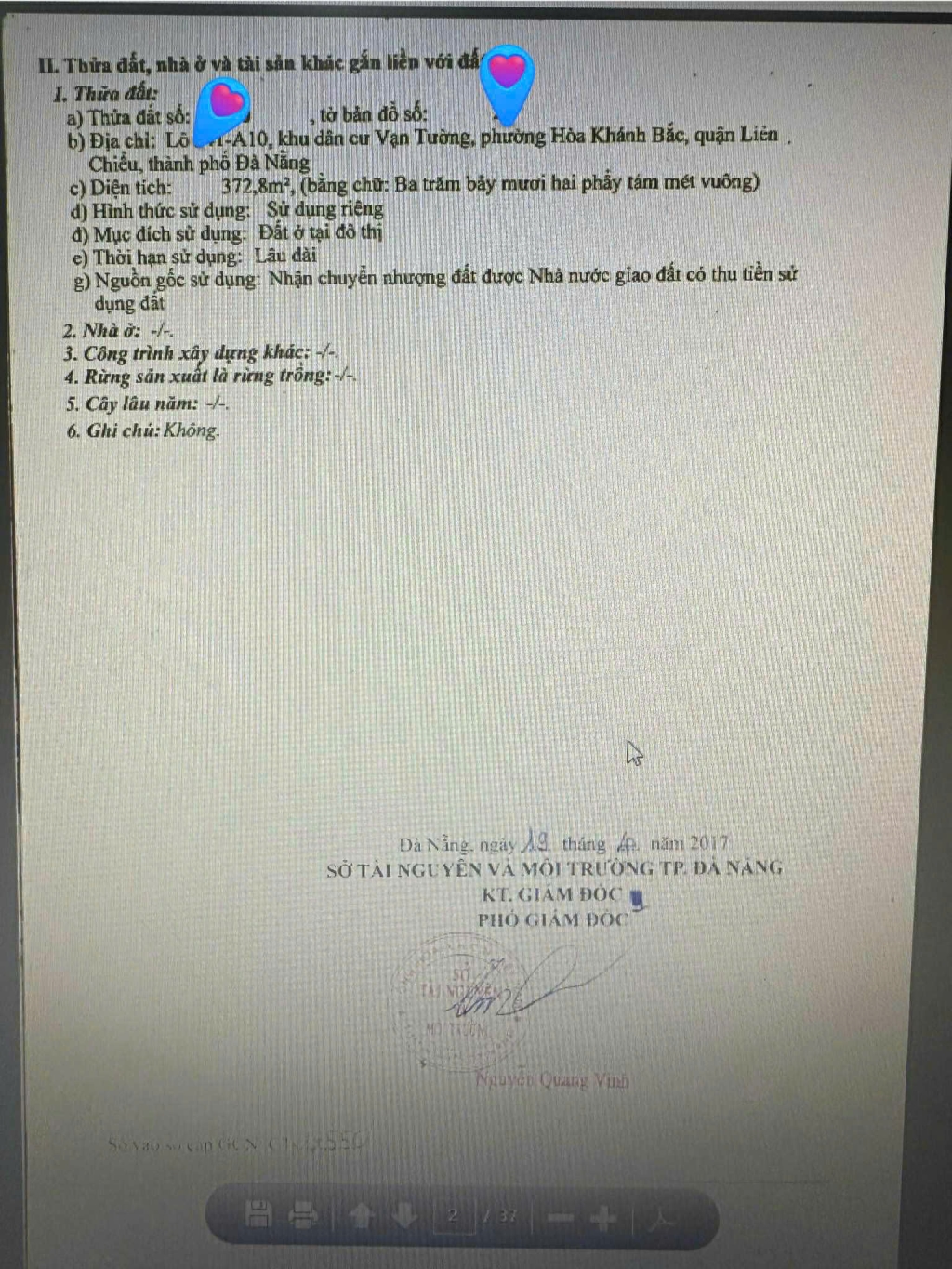 Đất mặt tiền Phan Văn Thuật 373m² giá 19.5 tỷ - Gần biển, vị trí đắc địa!