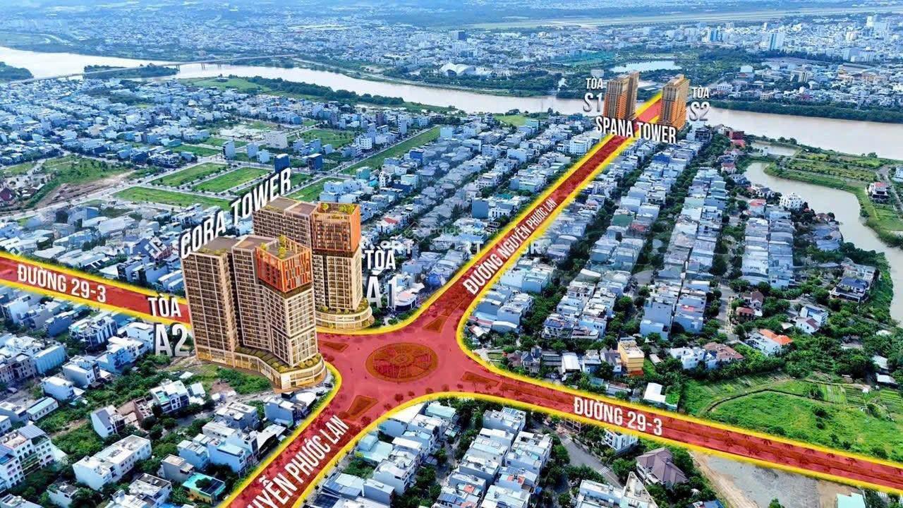 Căn hộ 1PN tại Cora Tower, Hòa Xuân, Đà Nẵng 54.2m² giá 2.66 tỷ - Tiện nghi đầy đủ!