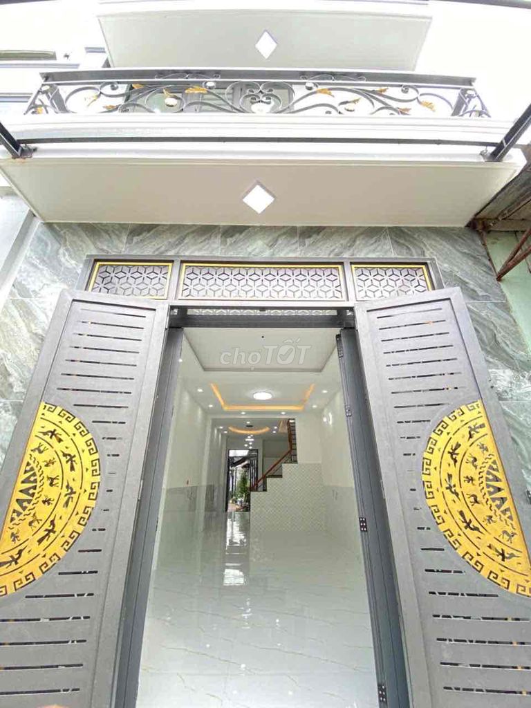 Nhà mới Phạm Thế Hiển, Quận 8, 55.5m² giá 4.58 tỷ - Nở hậu 7.3m, 2 mặt hẻm thông thoáng!