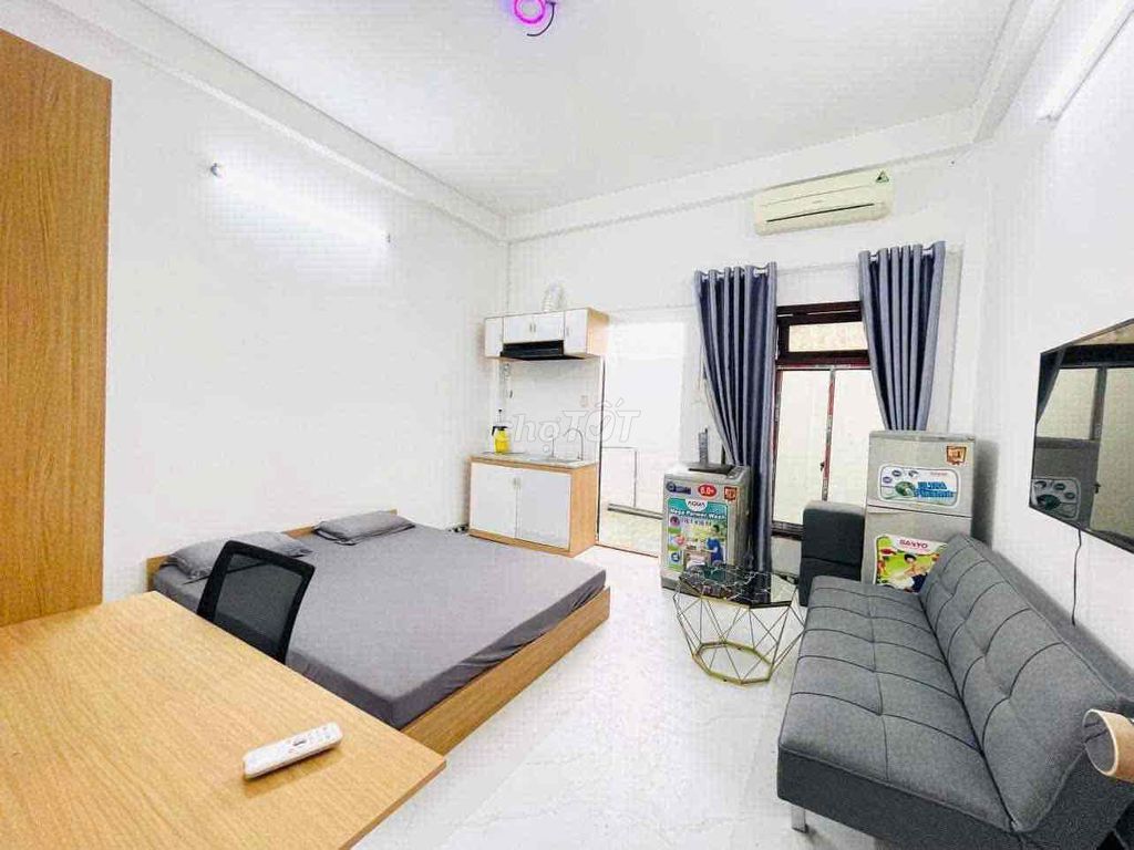 Phòng cho thuê Đường Nguyễn Thị Nhỏ 30m² giá 5.4 triệu - Full nội thất tiện nghi gần ĐH Y Dược!