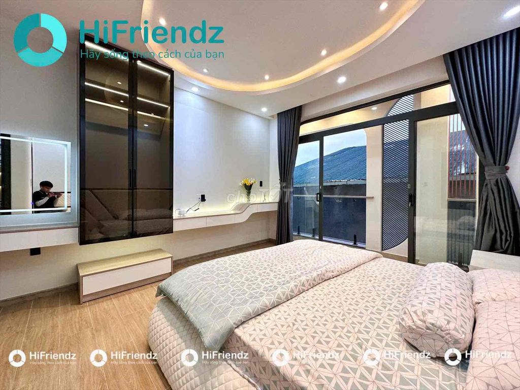 Căn hộ cho thuê Phan Huy Ích 25m² giá tốt - Nội thất sang trọng, an ninh 24/7!