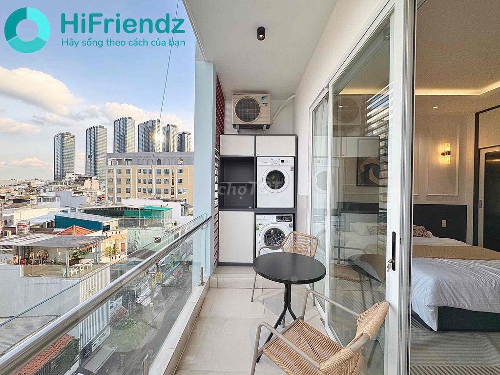 Căn hộ dịch vụ 1 phòng ngủ 45m² giá 7.5 triệu - Tiện nghi đầy đủ ngay trung tâm Bình Thạnh!