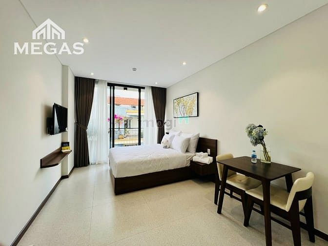 Căn hộ 1 phòng ngủ tại Quang Trung 34m² giá 5.5 triệu - Ban công view công viên