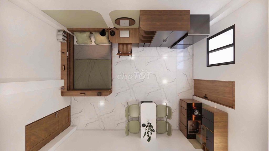 Studio cho thuê đường Nguyễn Kiệm 30m² giá 6.4 triệu - Nội thất cao cấp sẵn sàng vào ở!