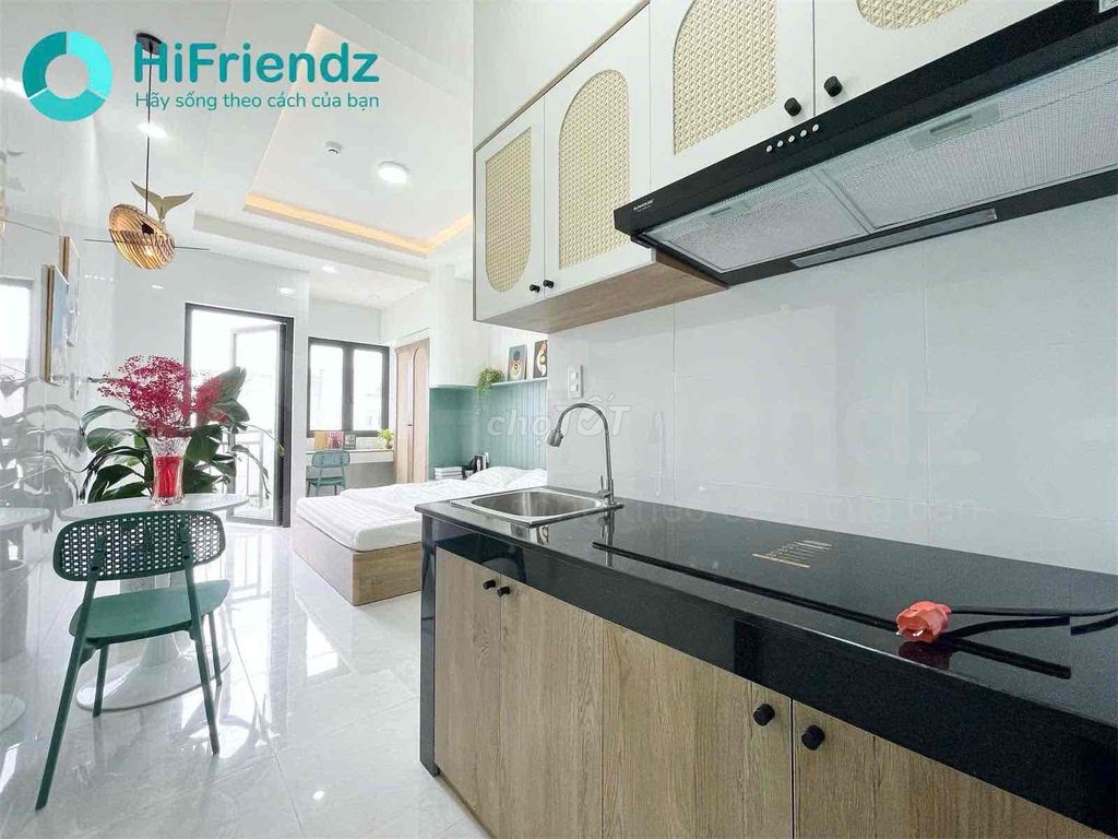 Studio cho thuê tại Bình Thạnh 40m² giá 5.9 triệu - Thiết kế hiện đại, nội thất đầy đủ!
