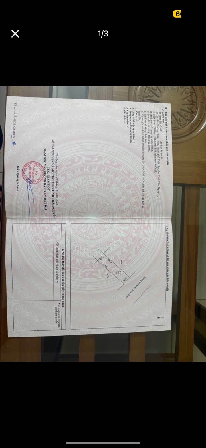 Đất TDC Quan Triều - Thái Nguyên 100m² giá 2 tỷ - Đầu tư sinh lời ngay!