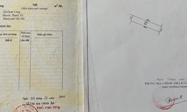 Bán đất mặt ngõ 192 Lê Trọng Tấn 100m² - Đầu tư sinh lời ngay!