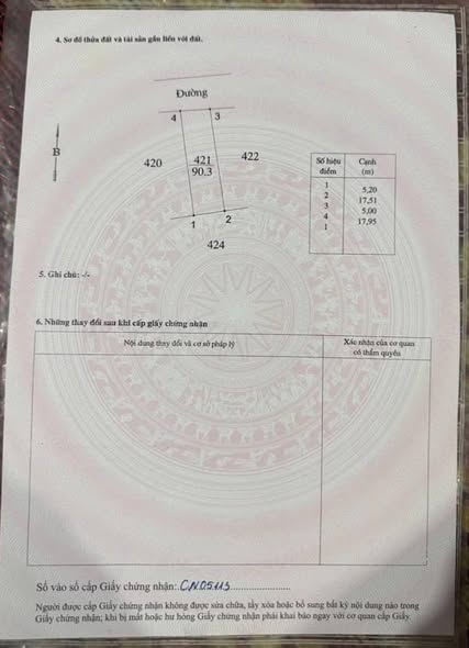 Đất nền An Vĩ, Khoái Châu 90,5m² - Giá tốt, vị trí thuận lợi!