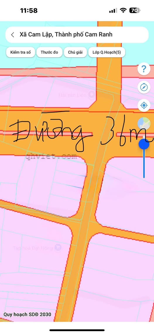 Đất thổ cư 200m² tại thôn Nước Ngọt, xã Nam Cam Ranh giá chỉ 180 triệu - Cơ hội đầu tư hấp dẫn!